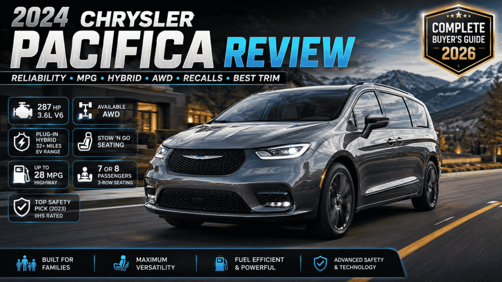 2024 Chrysler Pacifica Review: Reliability, MPG, Hybrid, AWD, Recalls & Best Trim to Buy