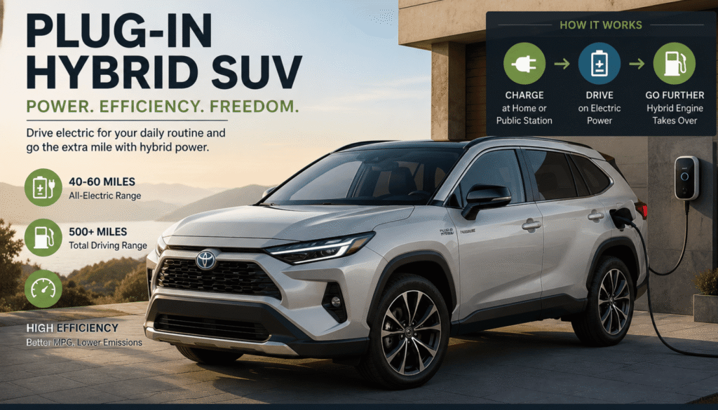 Plug-In Hybrid SUV Buying Guide 2026: Best Models, Electric Range, Charging, Performance, and Ownership Costs