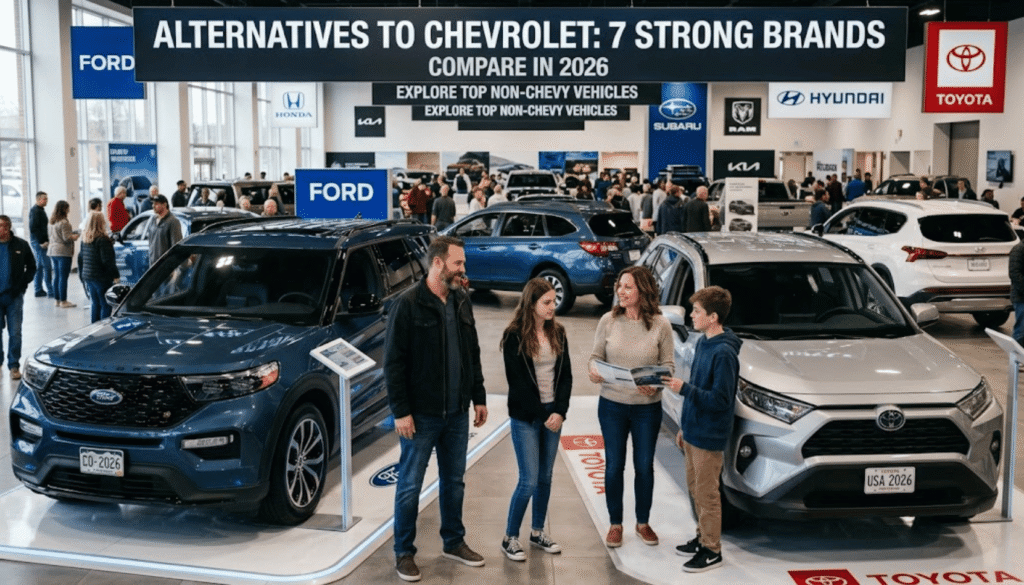 Alternatives to Chevrolet: 7 Strong Brands U.S. Car Buyers Should Compare in 2026