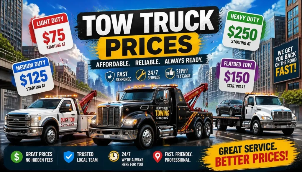 Tow Truck Prices