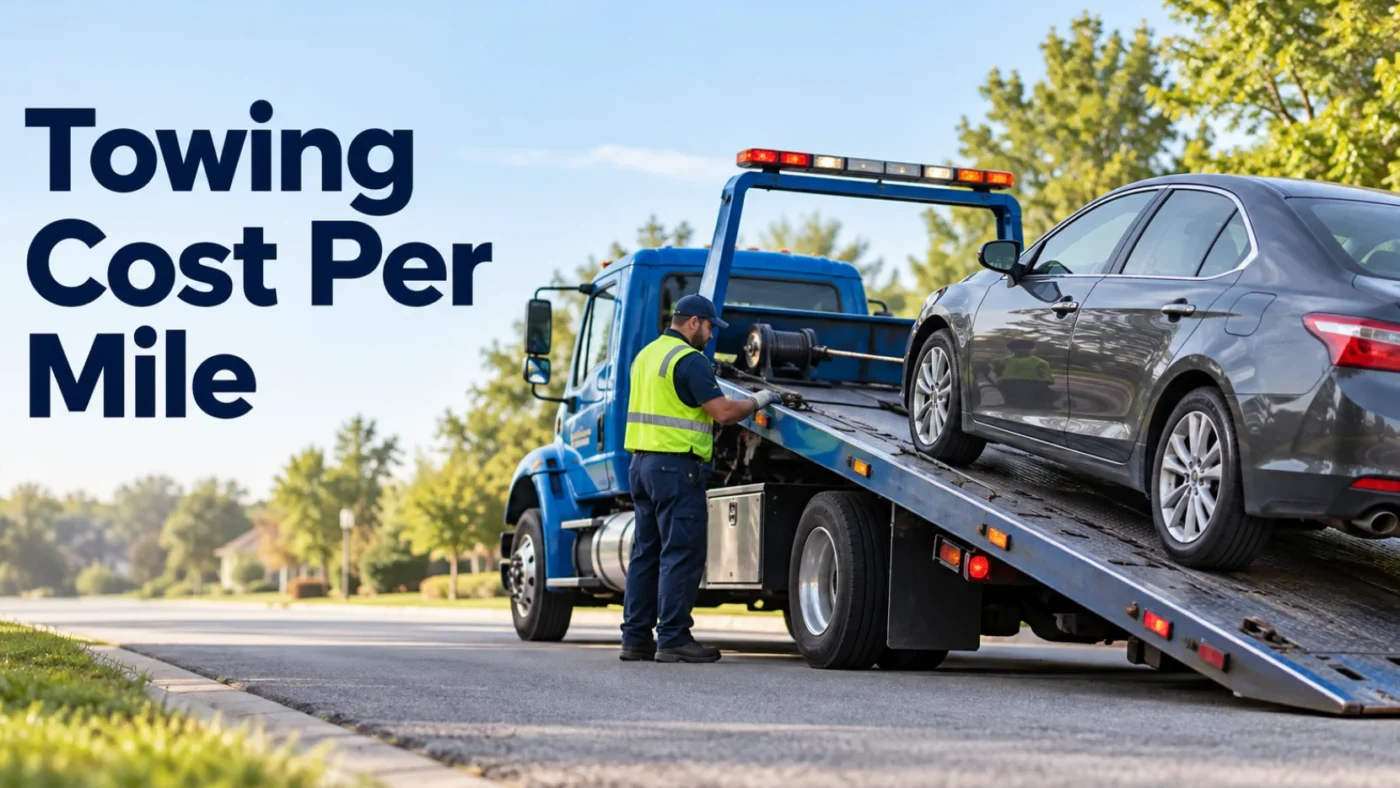 Towing Cost Per Mile in the U.S.: What Drivers Should Expect to Pay in 2026