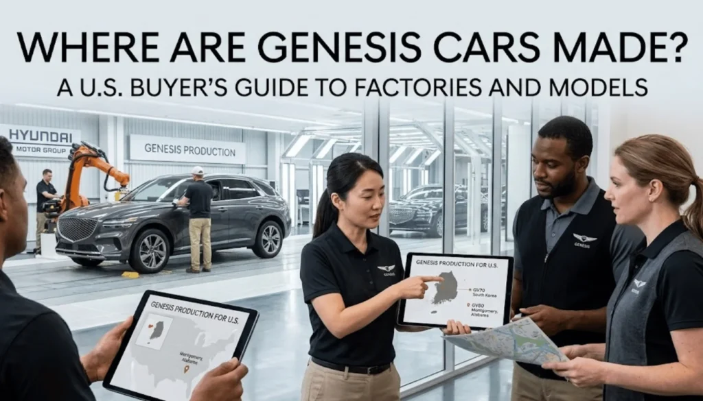 Where Are Genesis Cars Made? A U.S. Buyer’s Guide to Factories and Models